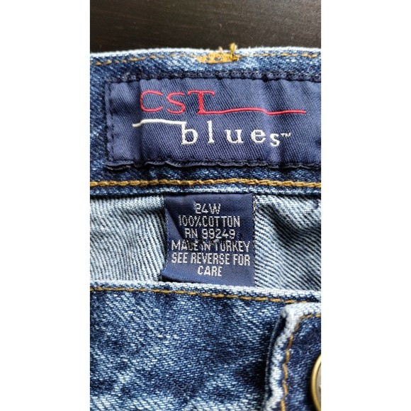 NWT Jeans Women's 24W Balloon Leg Back Elastic Baggy Grunge Y2k Gorp Skater - Picture 4 of 10